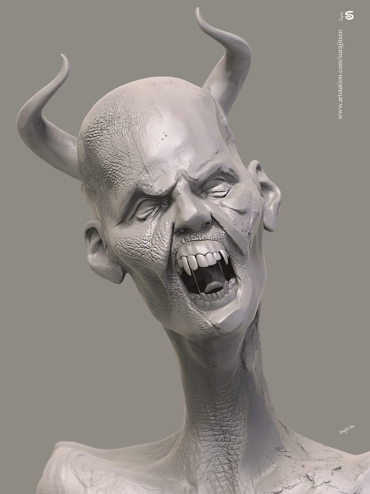 Creature_Digital_SCulpting_SurajitSen_Jul2019
