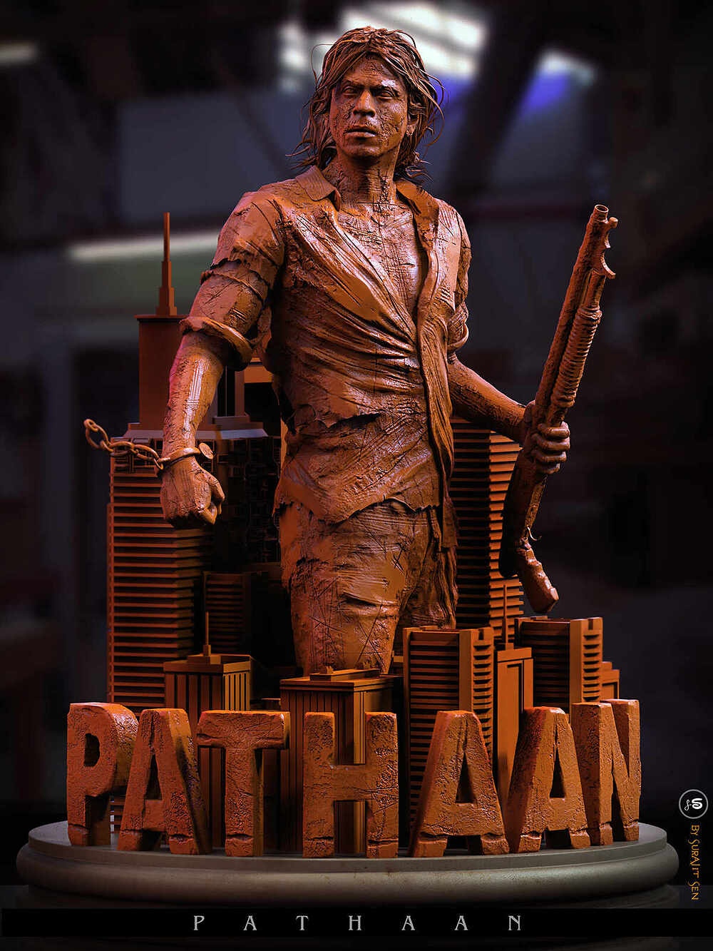 Pathaan_Digital_Sculpture_SurajitSen_Jan2023_L