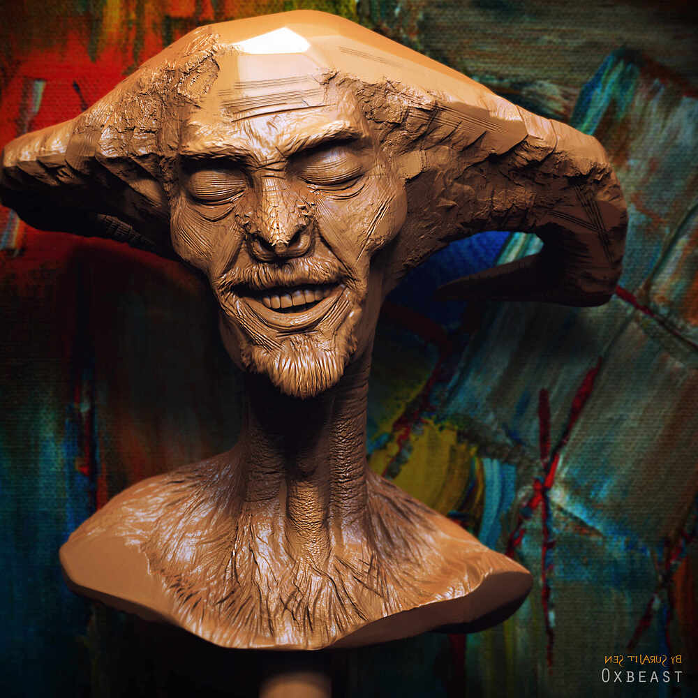 Oxbeast_Digital_Sculpture_SurajitSen_April2024A