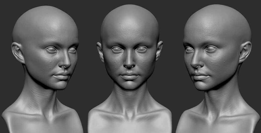 zbrushHeadSculpt