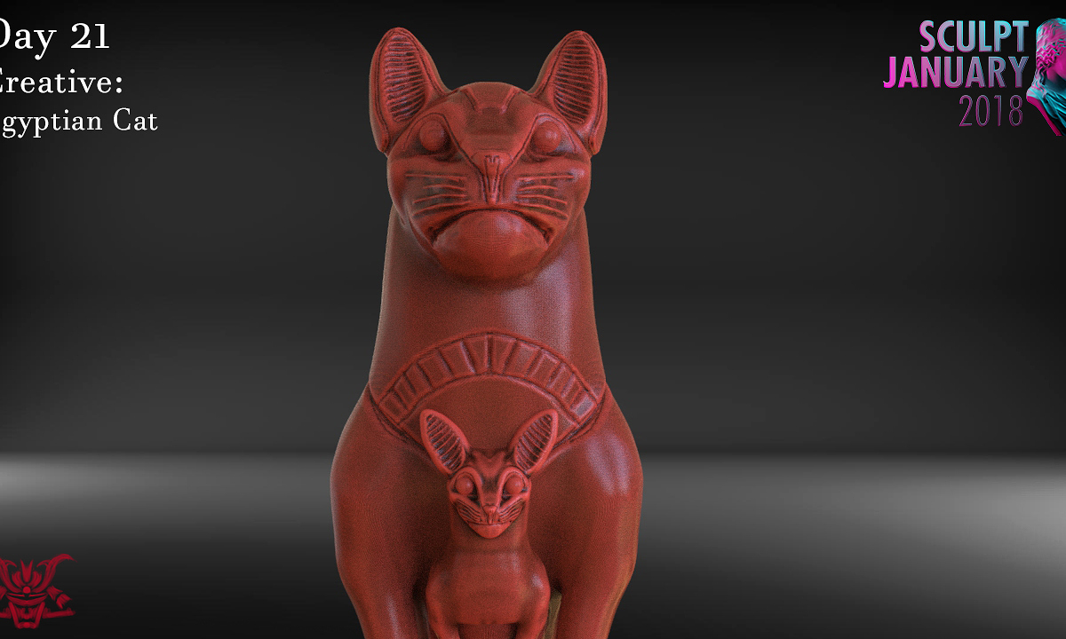 Day 21 Egyptian Cat Render 04.jpg