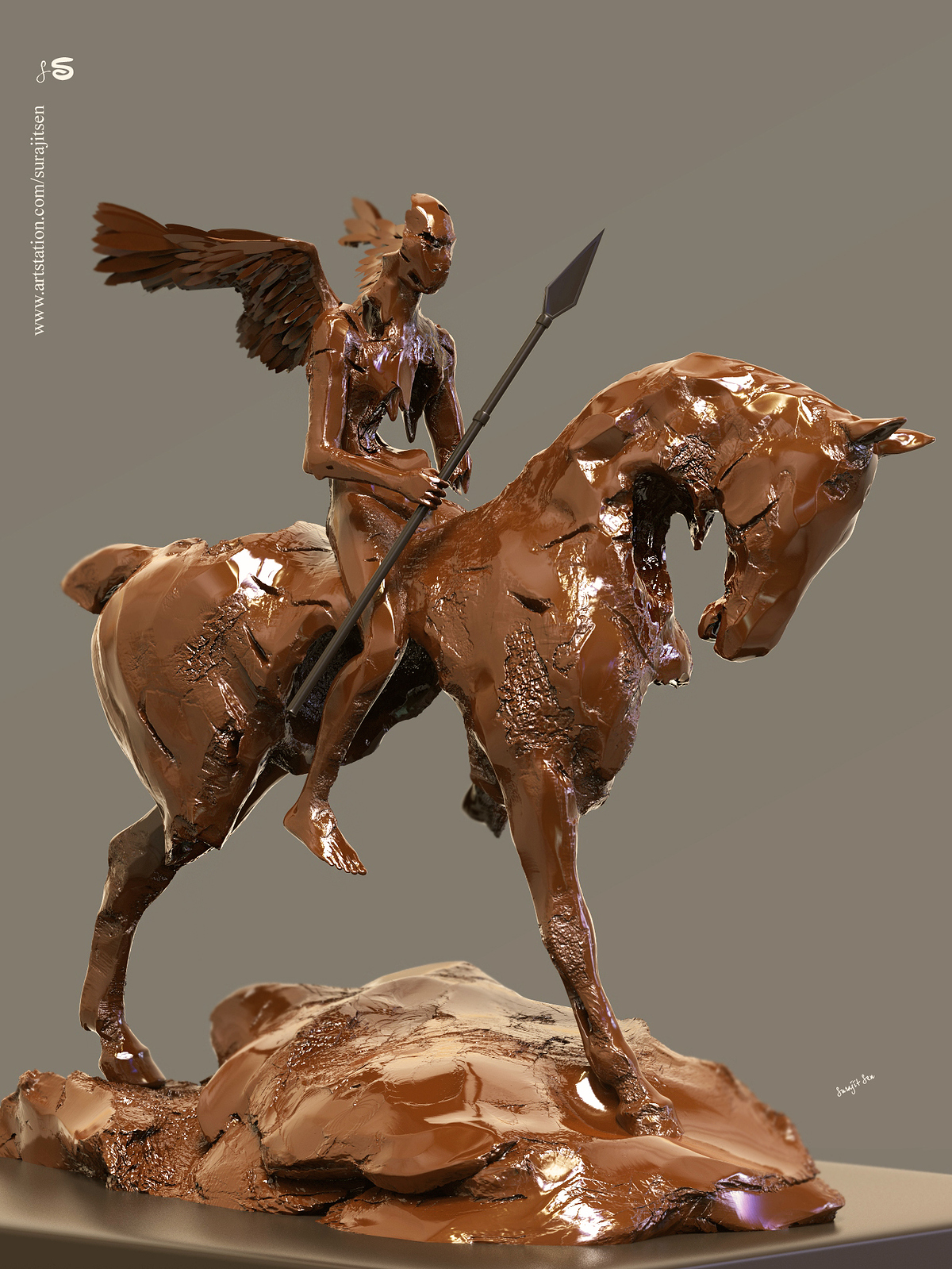 Broken_Angel_Digital_Sculpture_SurajitSen_Aug2019