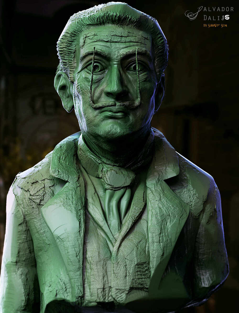 Salvador Dali_Digital_Sculpture_SurajitSen_MAY2022