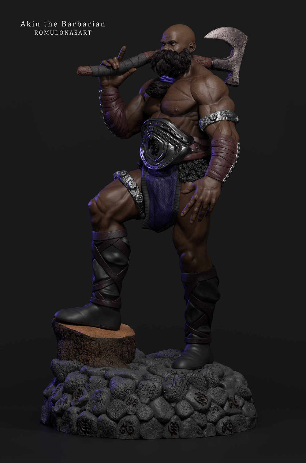 Akim - The Barbarian by Romulo Nasart 3.4