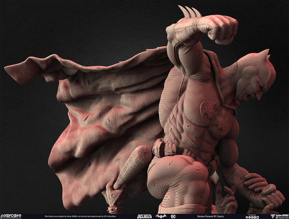 Batman Dceased DC Comics sculpted by Yacine BRINIS 024