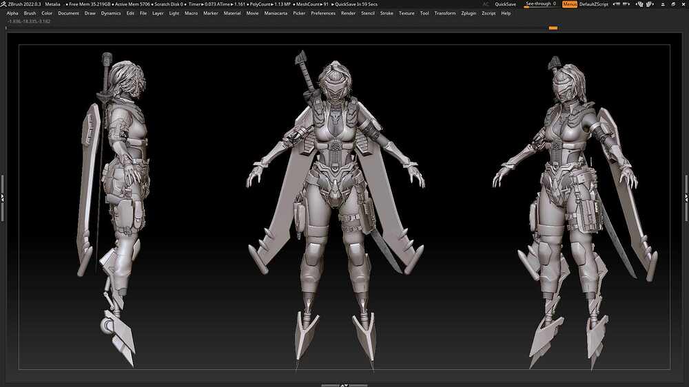Metalia zbrush preview 1