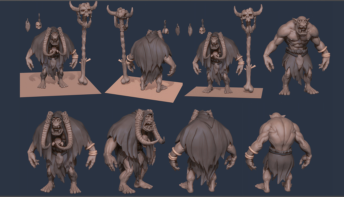 sam-king-wierdnobshamansculpt