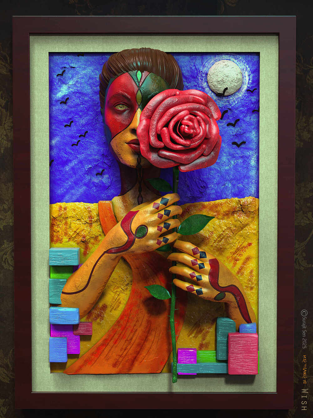 Wish_New_year_Digital_Sculpture_SurajitSen_1st_Jan2025