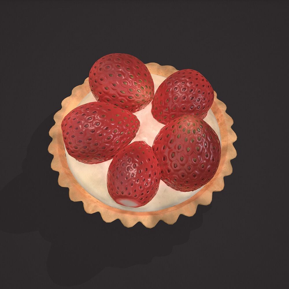 simple-strawberry-tart-3d-model-low-poly-obj-fbx-tbscene (3)