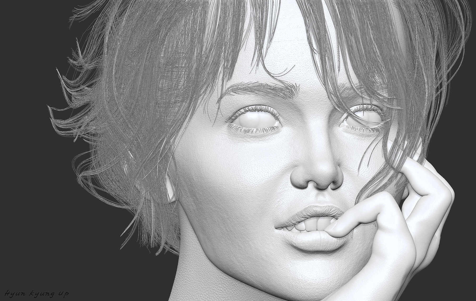 3d-female-portrait-zbrushcentral