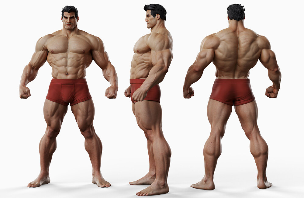 Superman_3D_Model_01