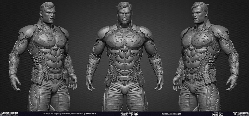 Batman Arkham Knight Warner Bros Vol 01 Sculpted by Yacine BRINIS 004