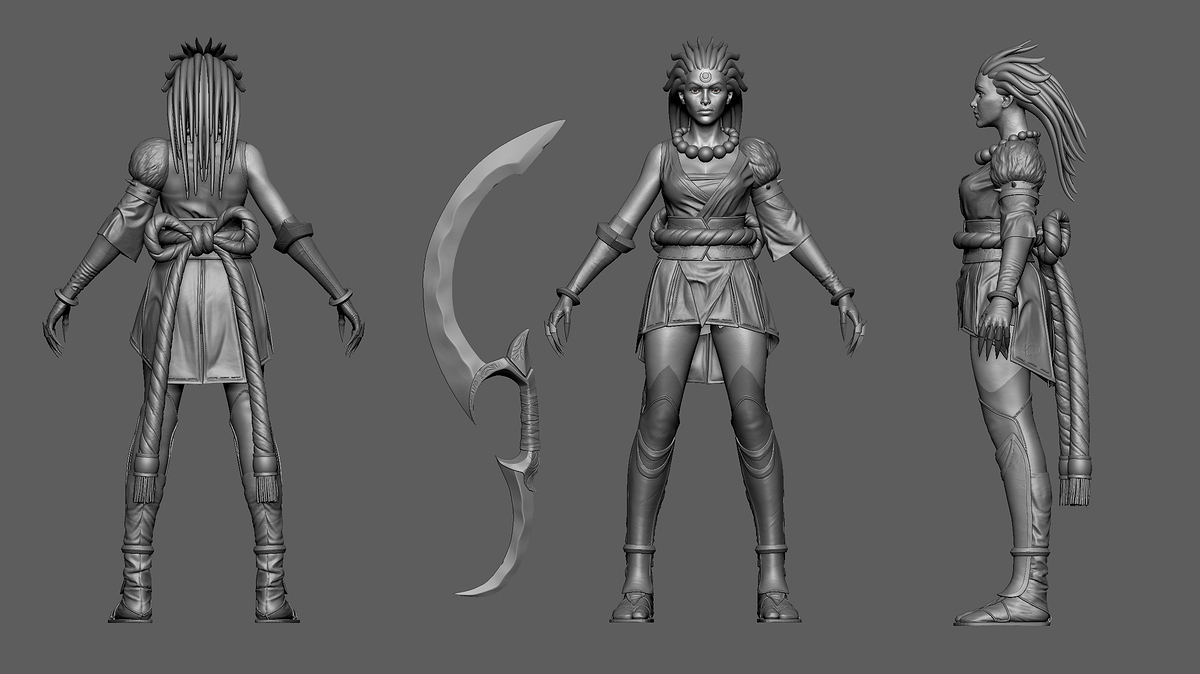 Blood_Moon_Diana_Zbrush