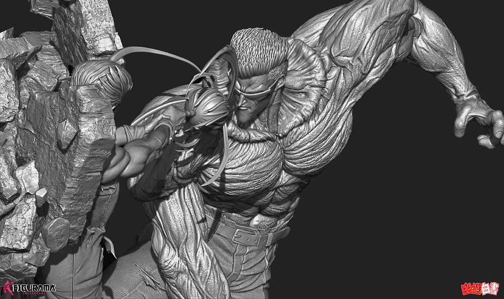 Yuyu_Hakusho_Zbrush_Gray_07