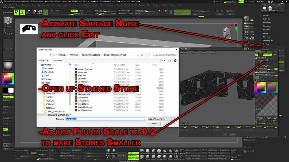 3D Surface Noise Page16