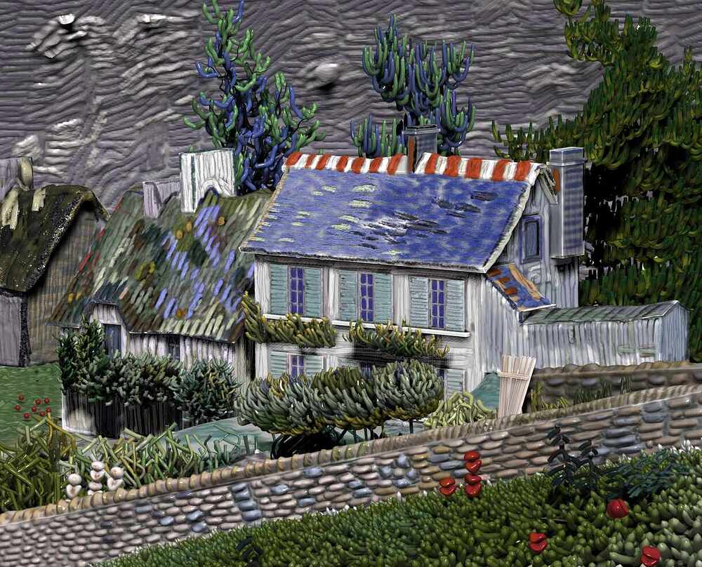 Houses at Auvers Render 1