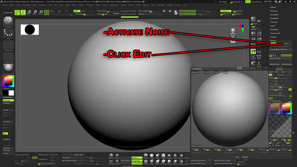 3D Surface Noise Page03