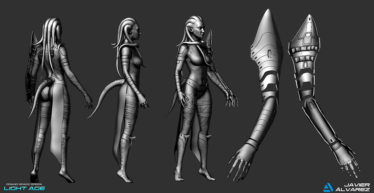 light age challenge highpoly2 JAlvarez3Dart