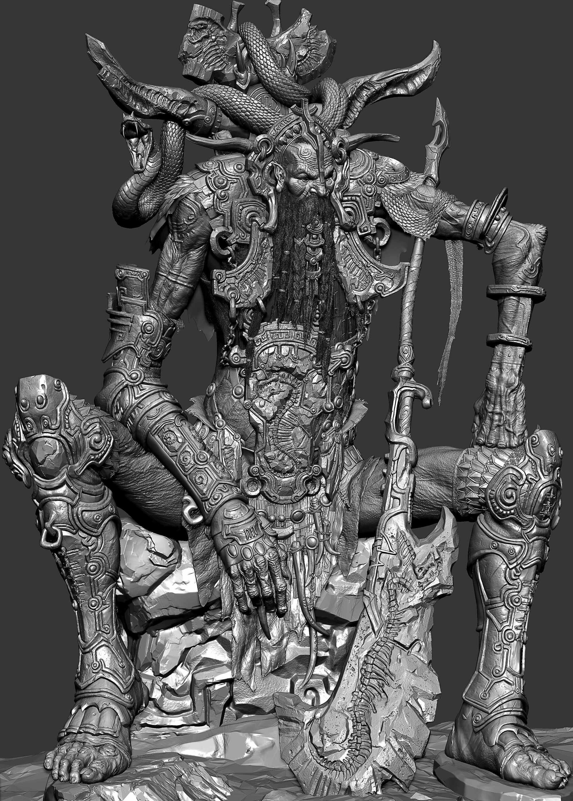 the-king-of-giants-zbrushcentral