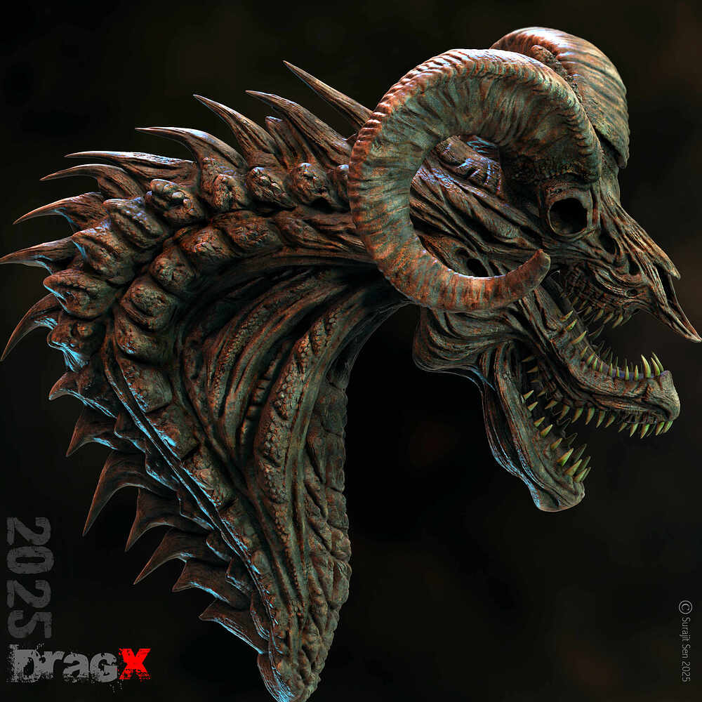 DragX_Creature_Digital_Sculpture_SurajitSen_june2025A