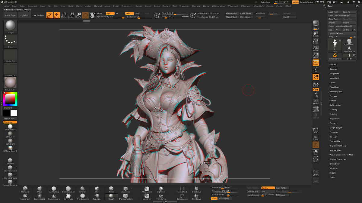 yxgz-zbrush-npr