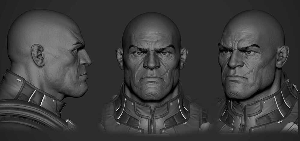 zbrushHeadSculpt