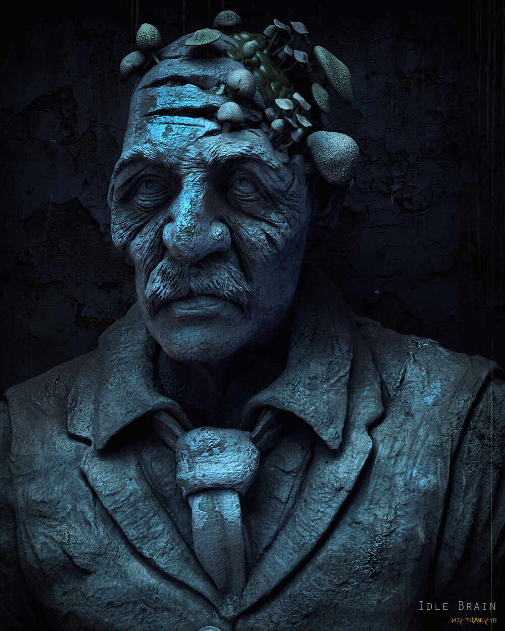 Idle_Brain_Digital_Sculpture_SurajitSen_Jul2024