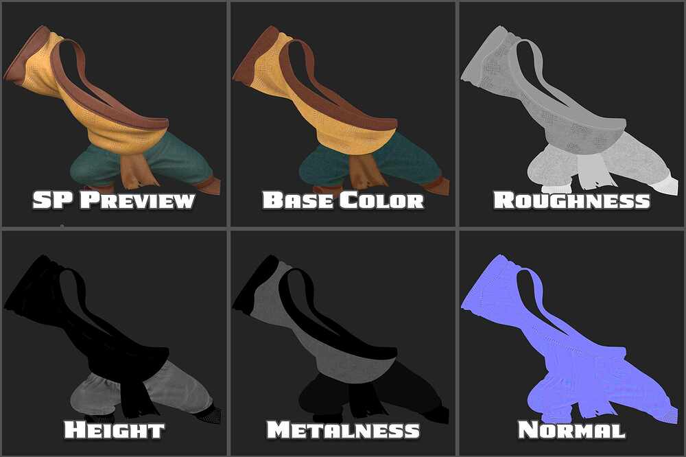 Cloth Texture Progress