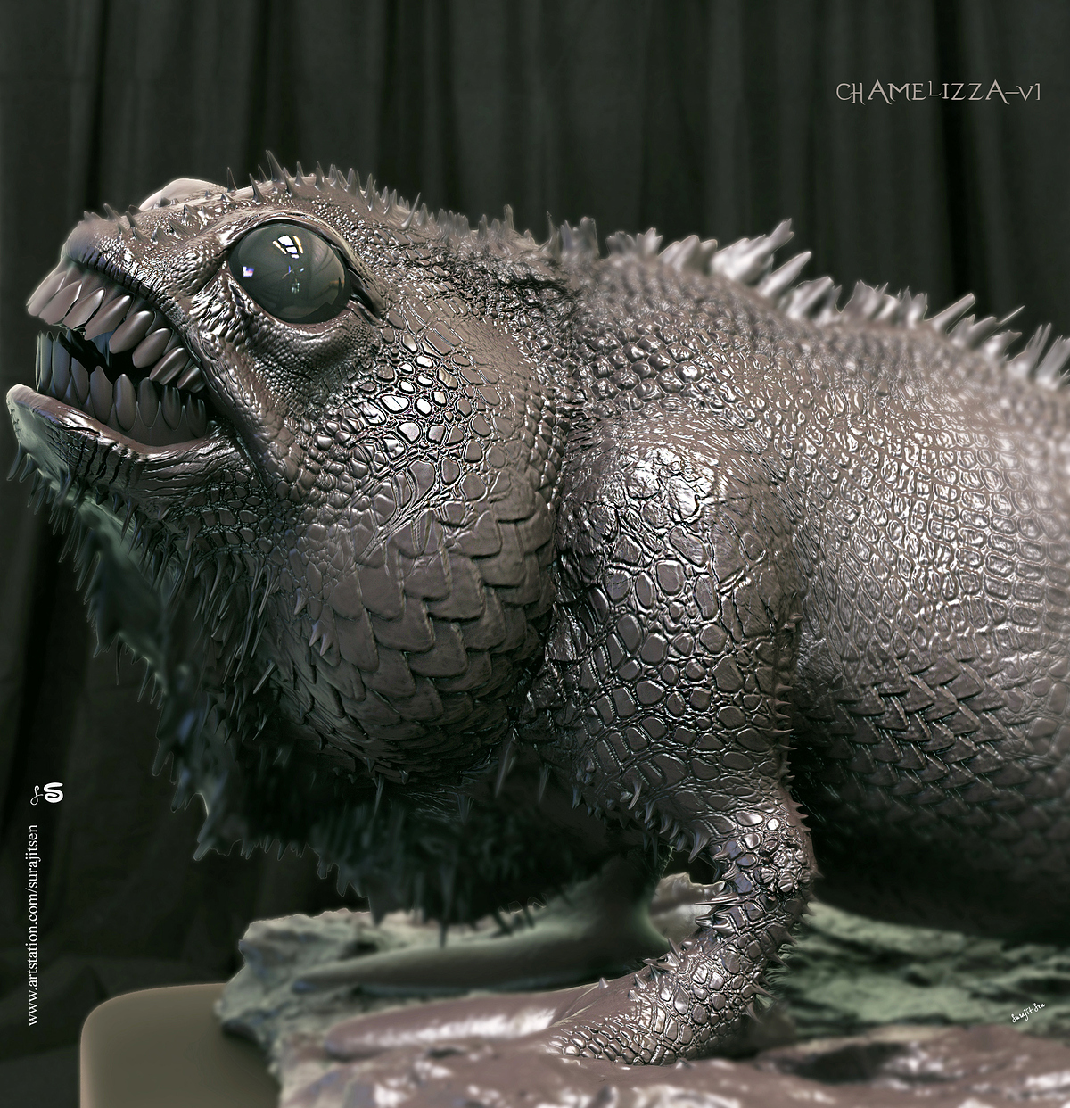 Chamelizza-v1_Digital_Sculpture_SurajitSen_Aug2019
