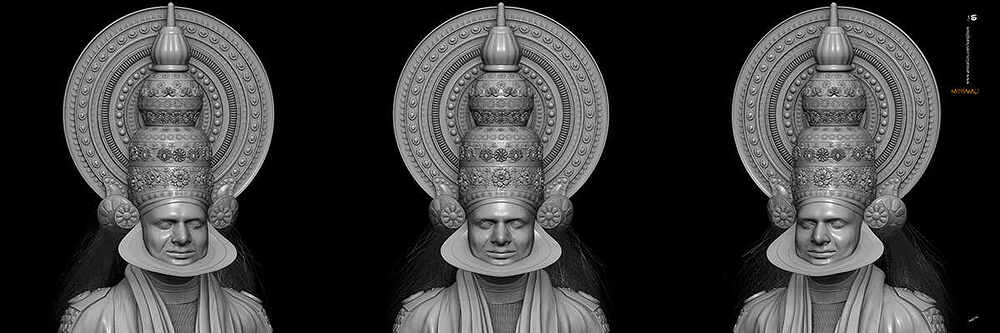 Kathakali-The art of Indian Dance_CG_Character_SurajitSen_May2021_3inone