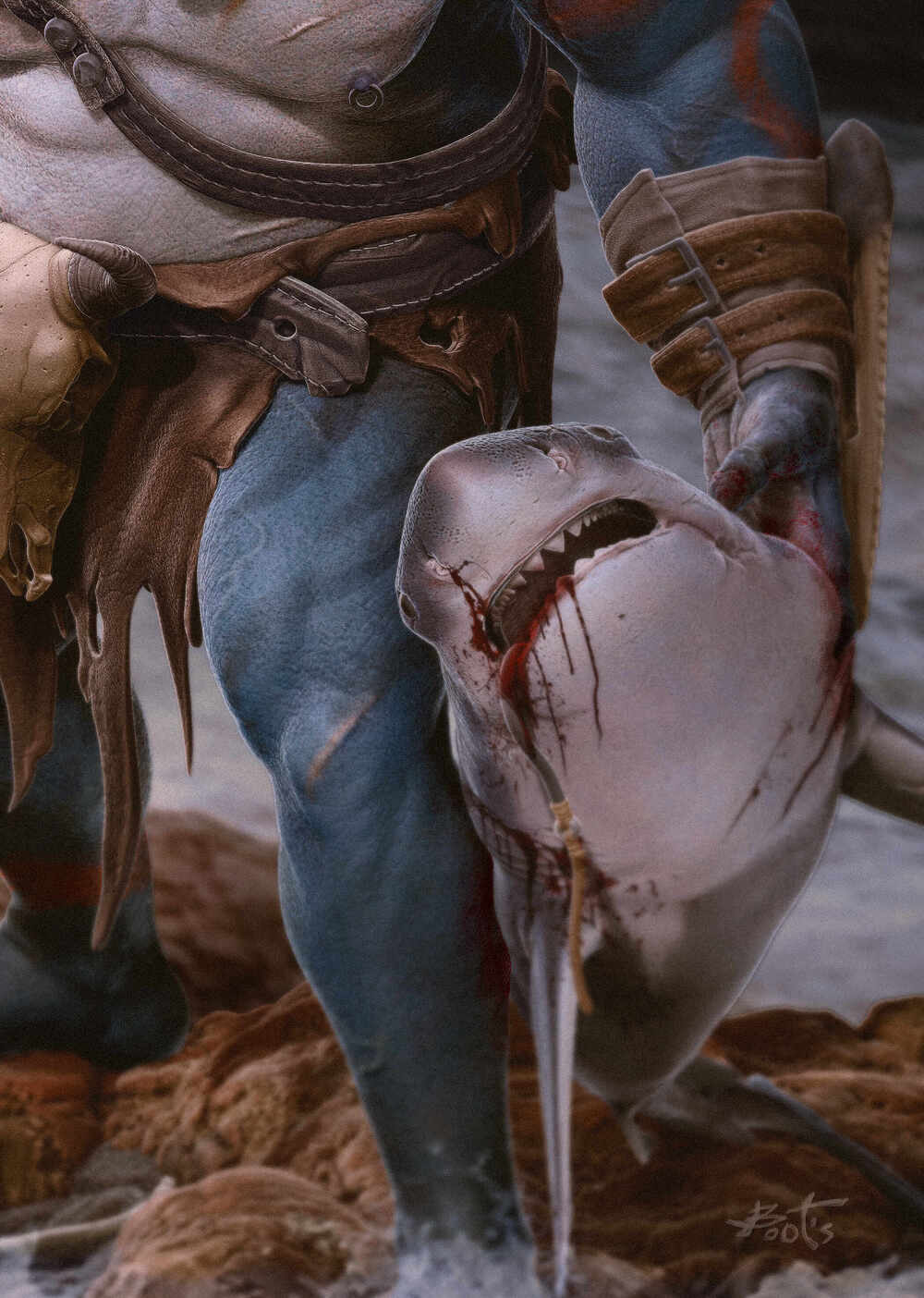 CyclopZbrushIllustrationShark