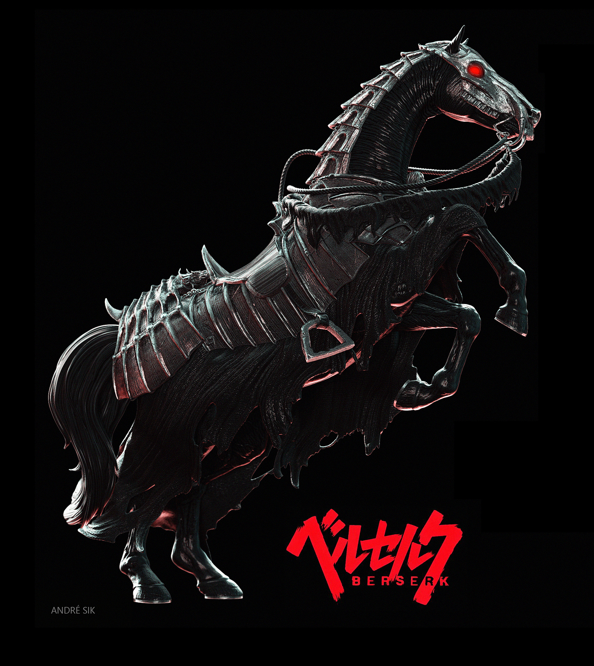 Skull Knight - Horse 43-2