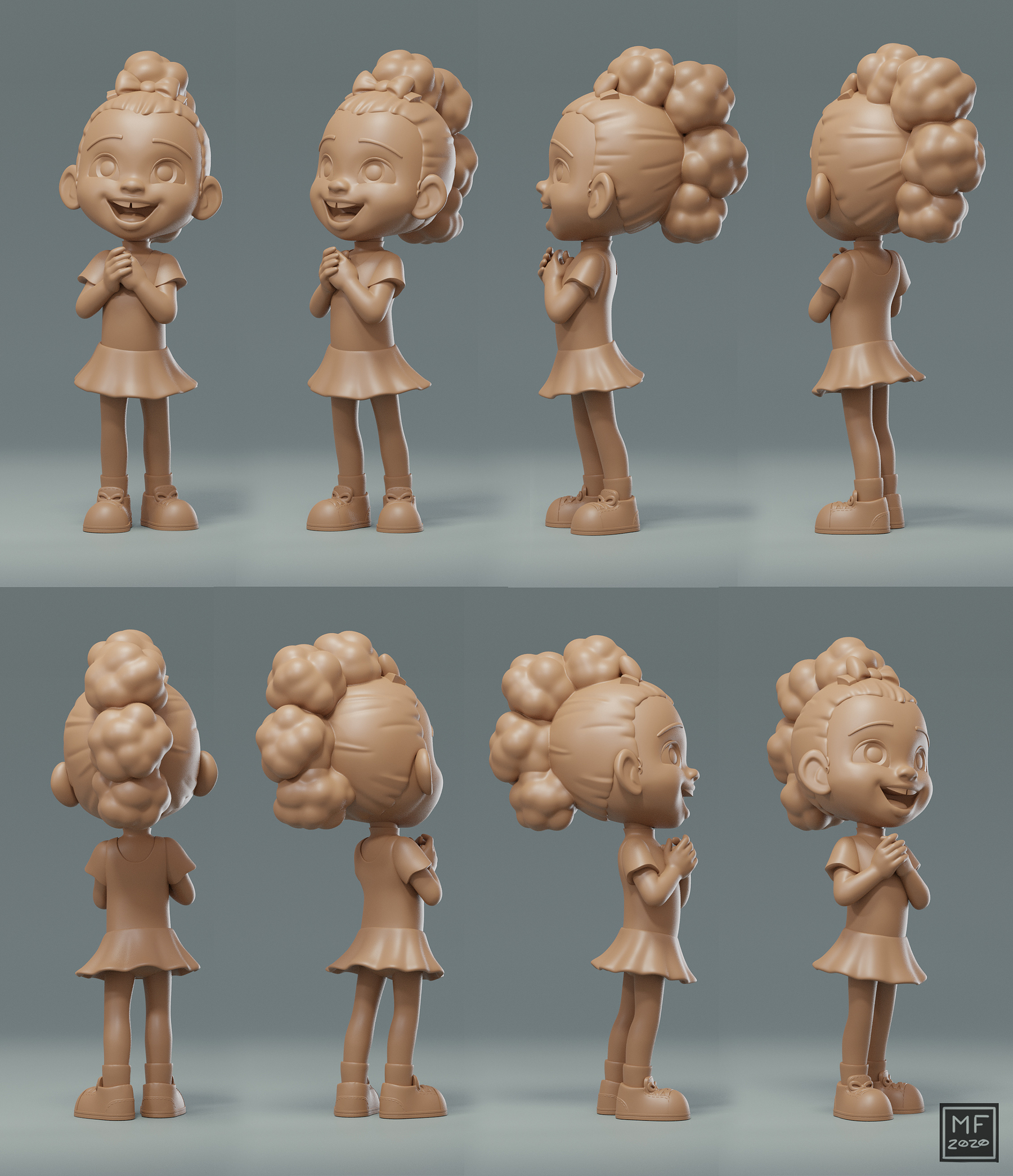 Hair Love "Zuri is excited forr the Oscars" ZBrushCentral