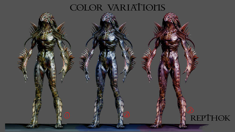 REPTHOK COLOR VARIATIONS