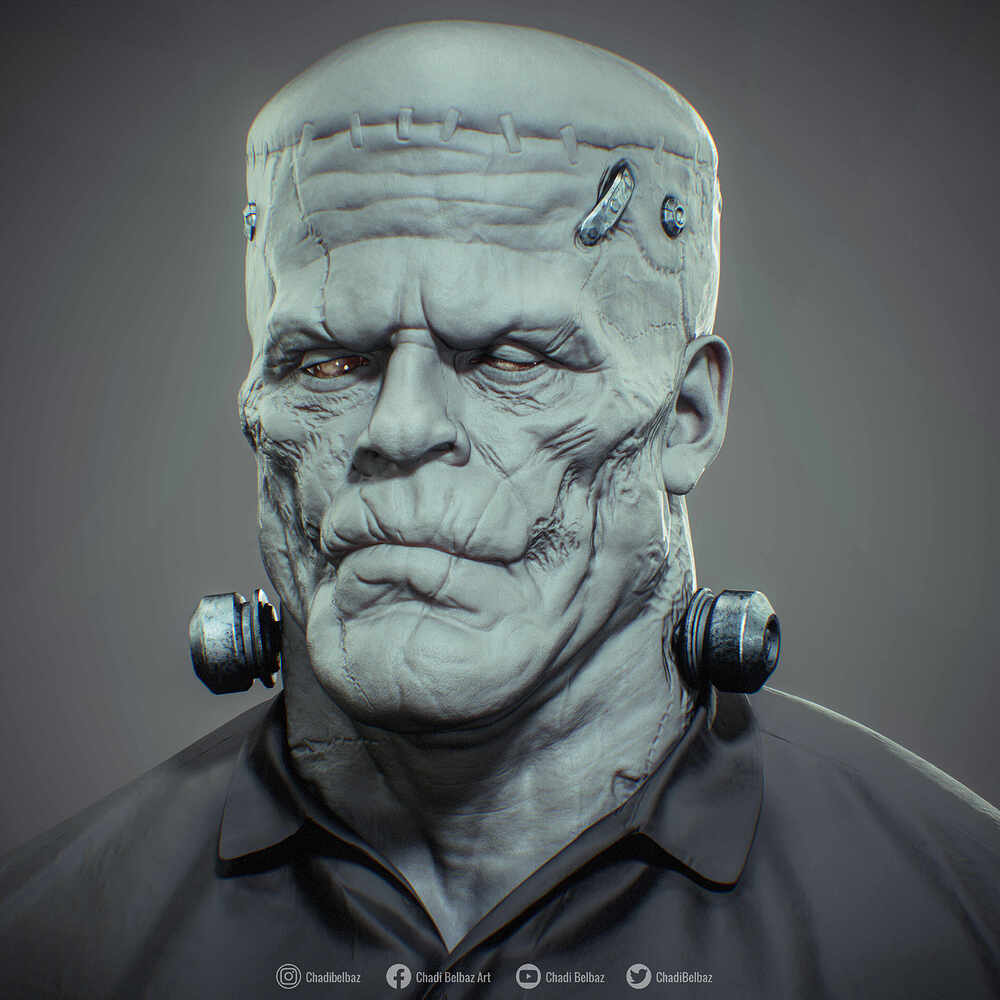 Frankenstein Monster Wips Render_001