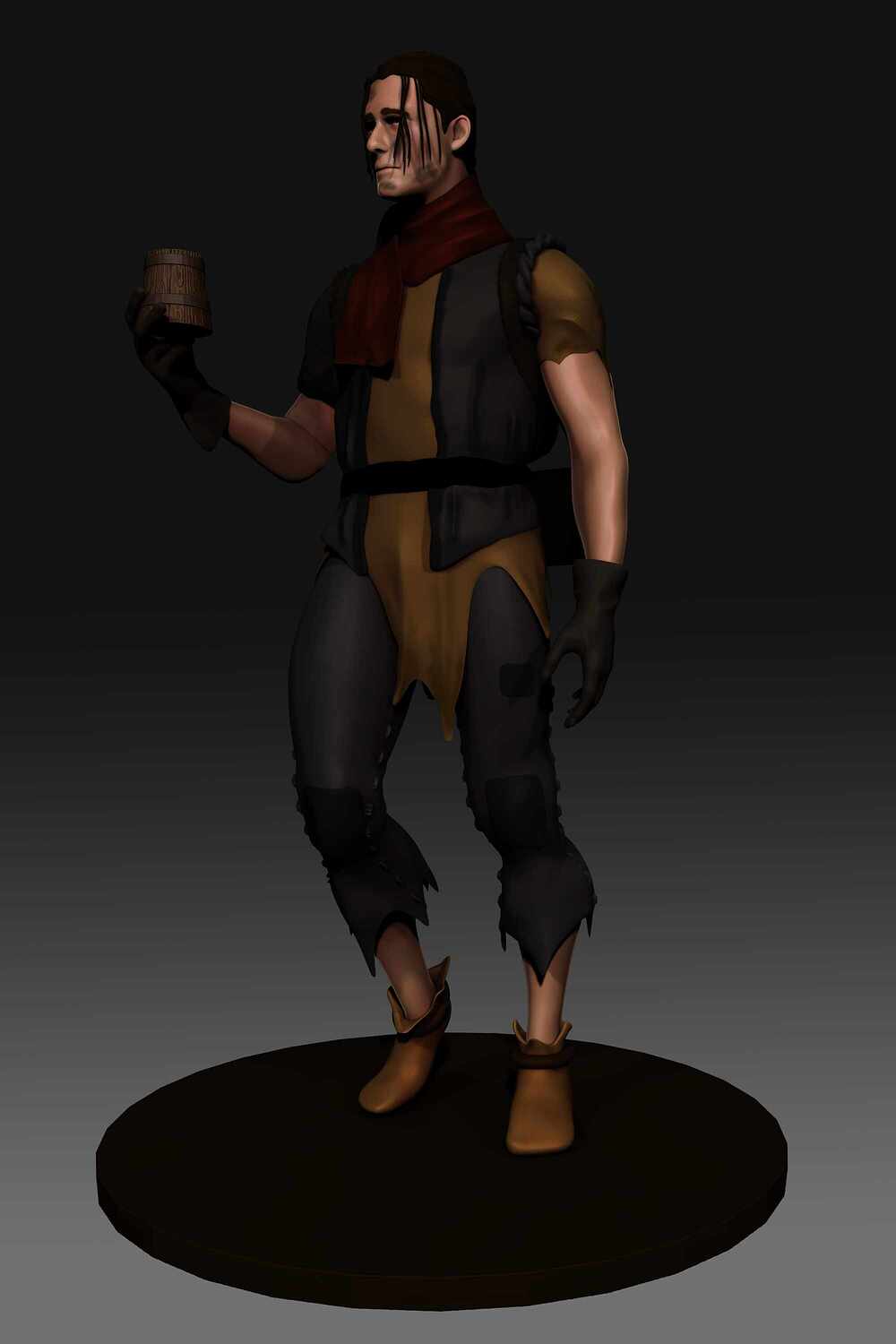 Begger Man Rendered