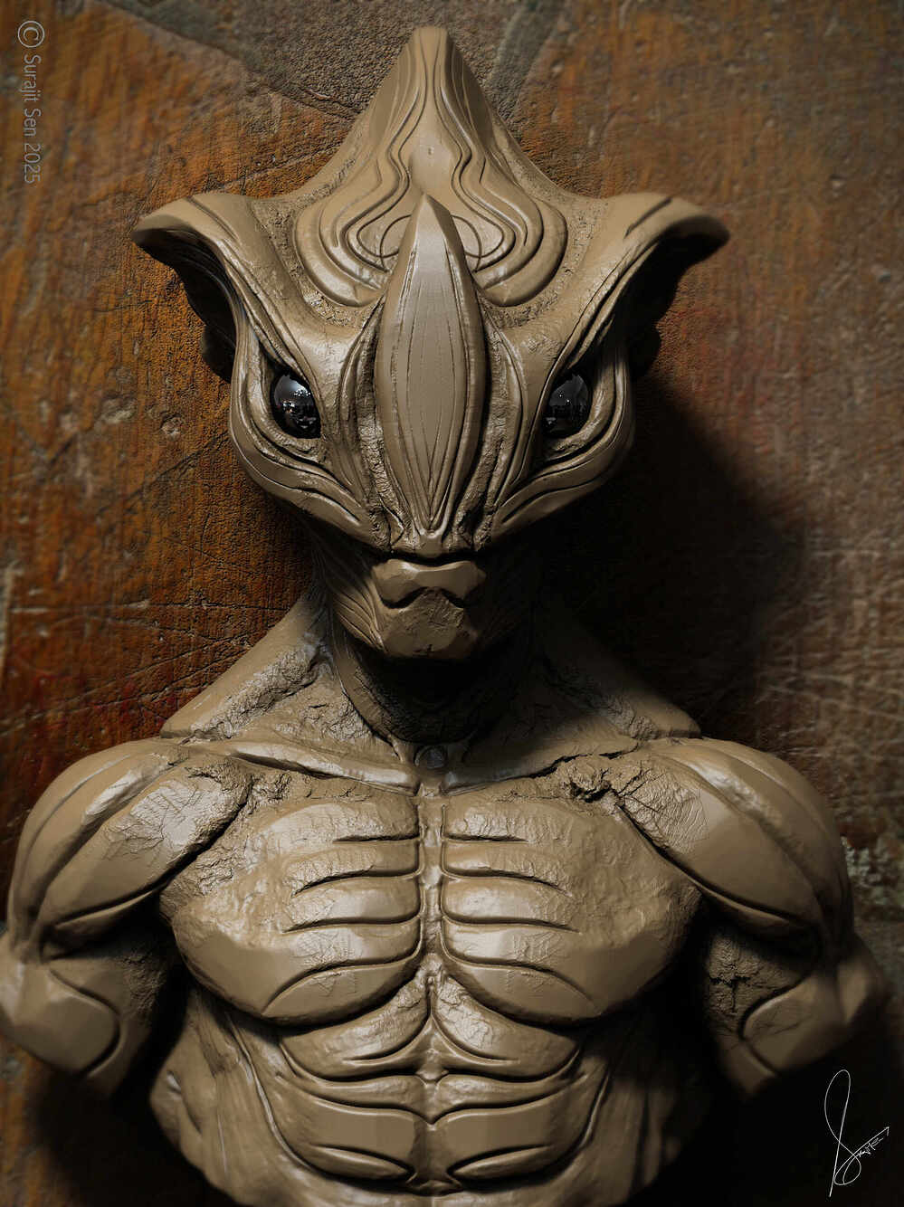 Blocking_Alien_Digital_Sculpture_SurajitSen_Jul2025AA