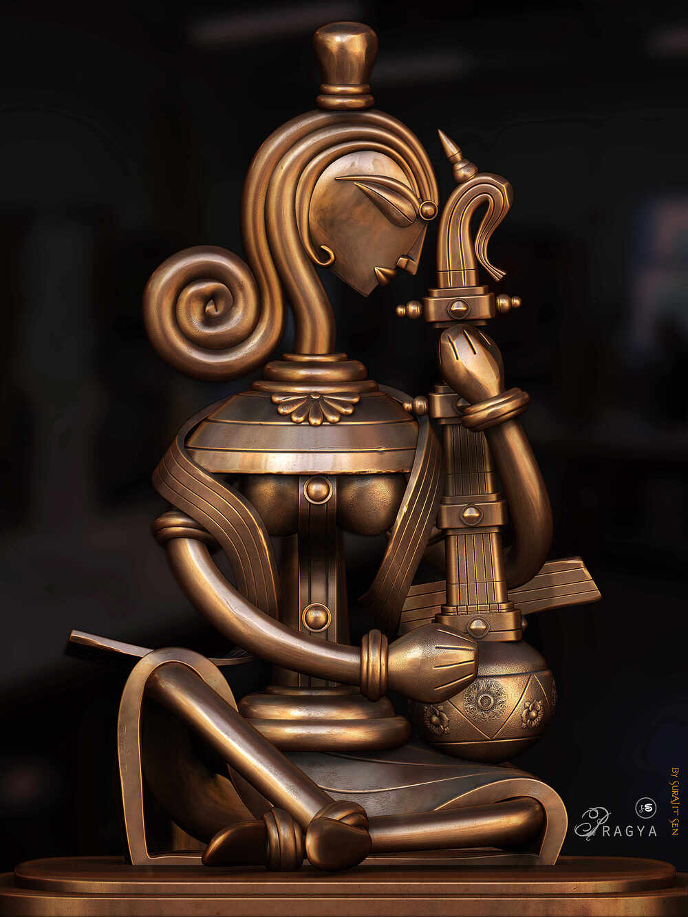 Pragya_Digital_Sculpture_SurajitSen_Jan2023