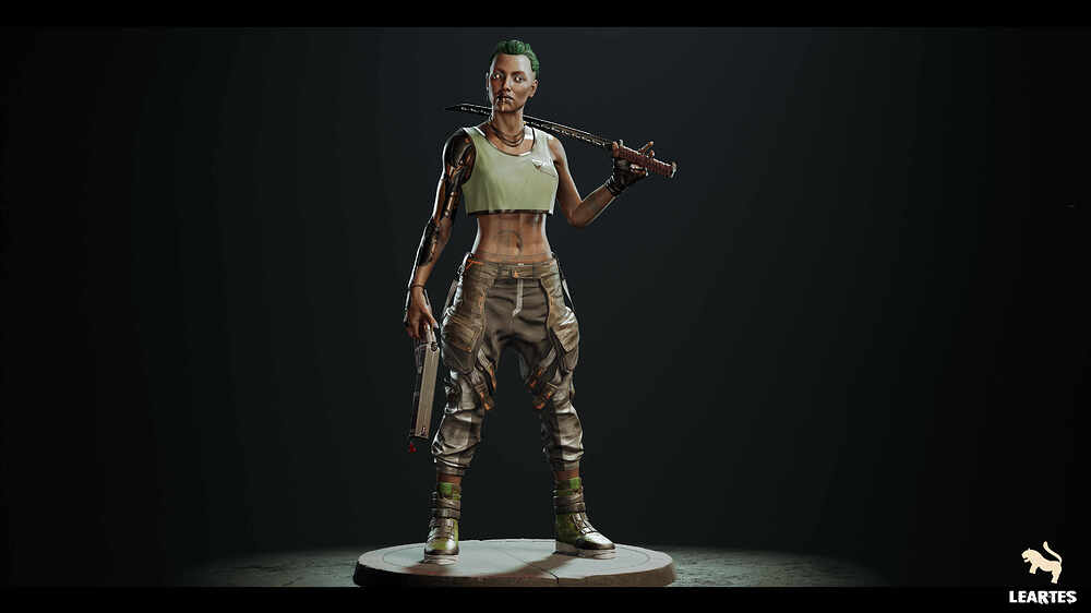 CyberPunkHeroPosedV2_6