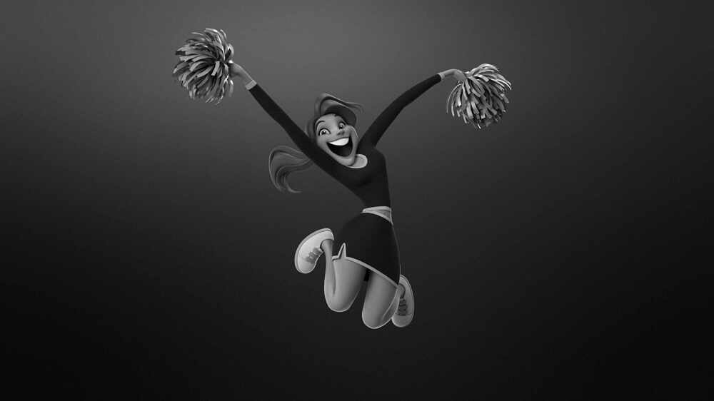 Cheerleader_BeautyShot_BlackNWhite