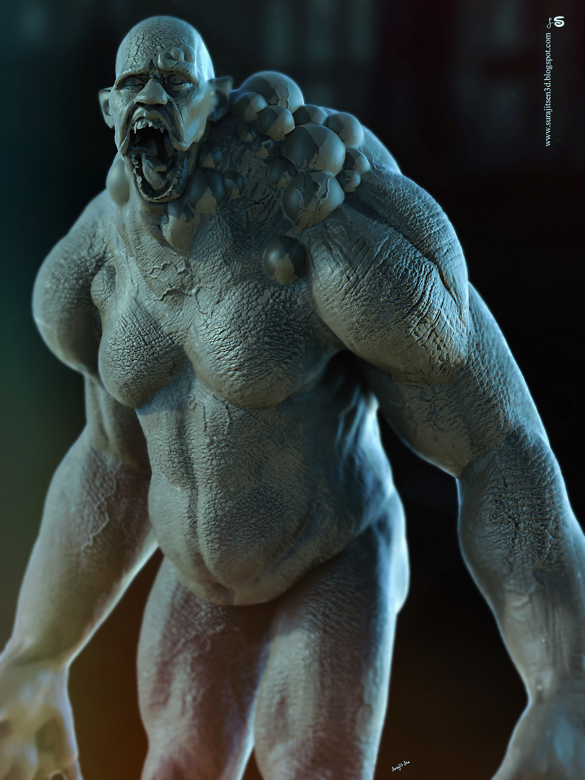 Monster_Blocking_Digital_Sculpture_SurajitSen_Sept2020AB