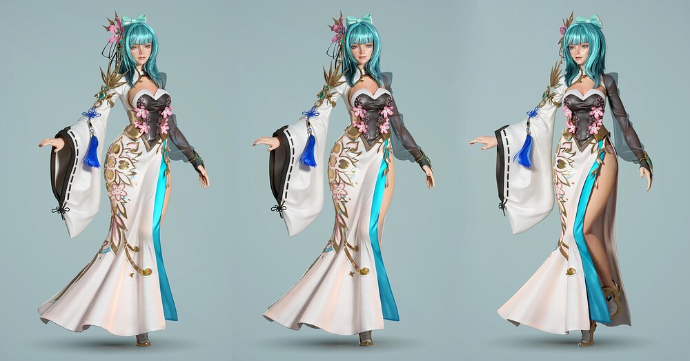 龙同学-Student Game model 游戏模型02