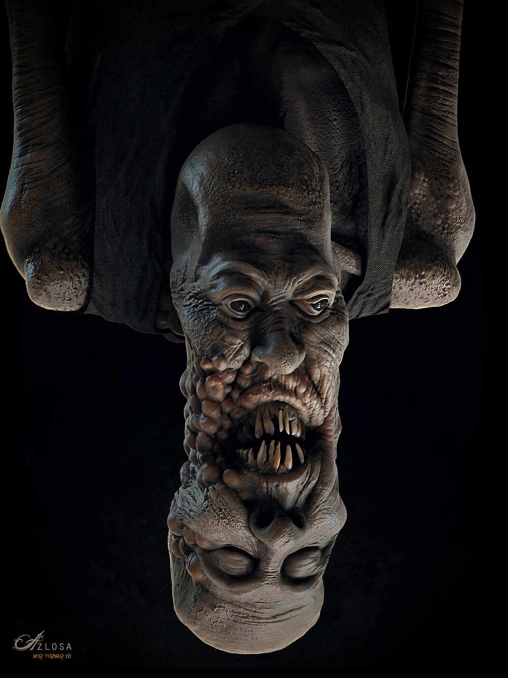 Azlosa_Creature_Digital_Sculpture_SurajitSen_Jul2023_M_L