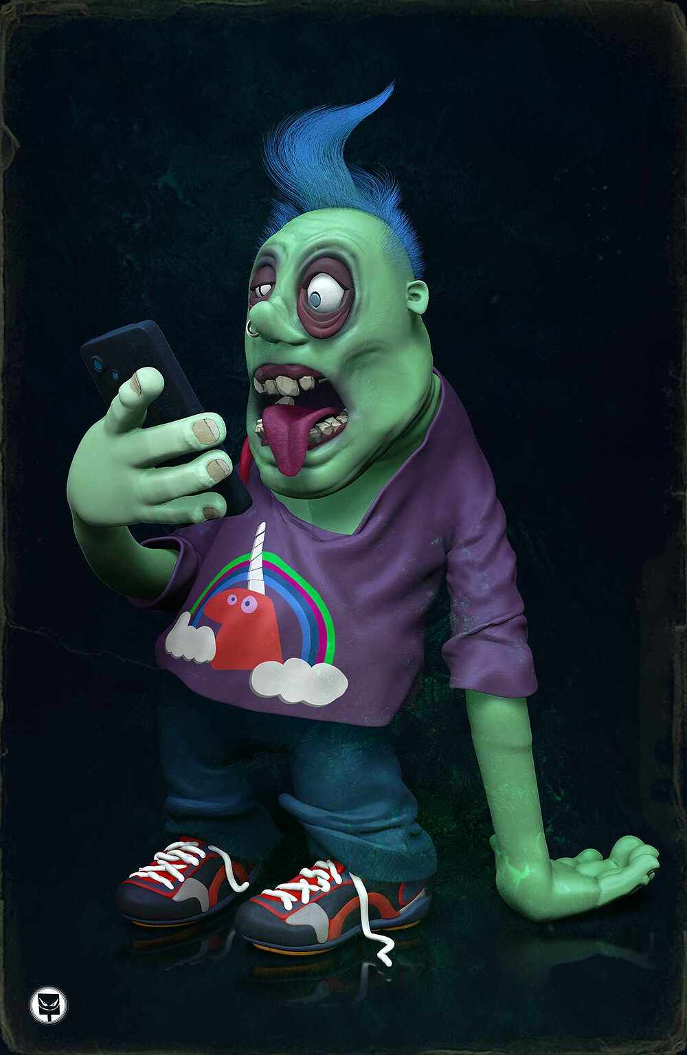 Sculptober 23 D5 Zombie SpatuleFutur