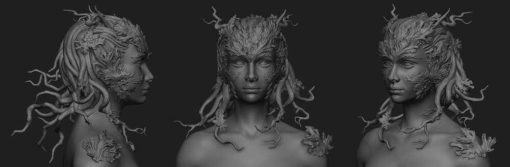 LychenDriad__Zbrush