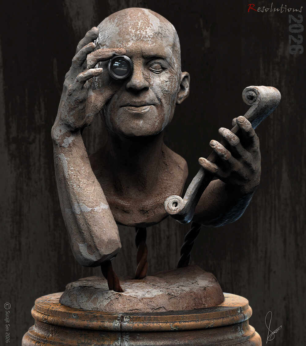 Resolutions_Digital_SCulpture_SurajitSen_Jan2026_A