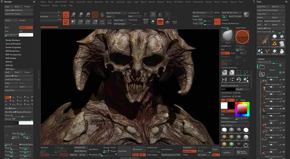 zbrush screenshot