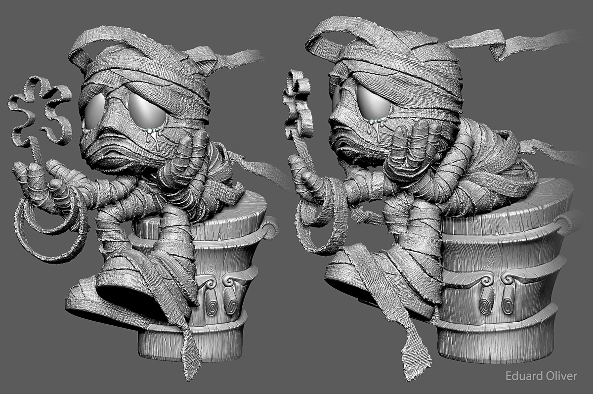 EduardOliver_Amumu_Zbrush01