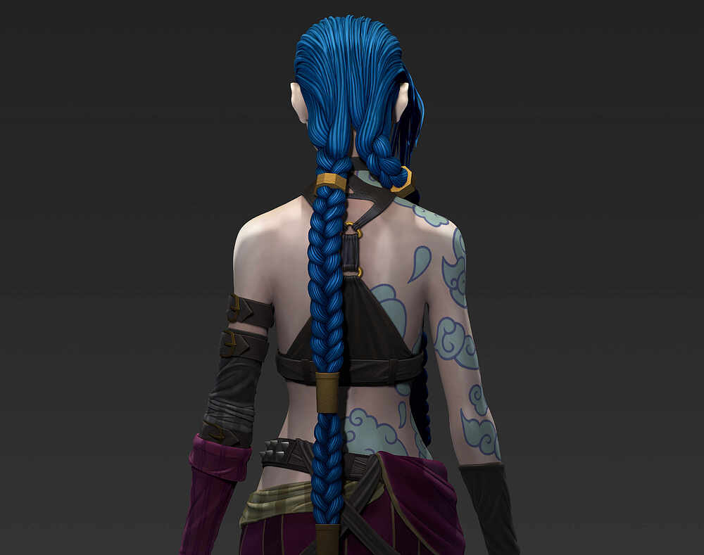 Jinx back color