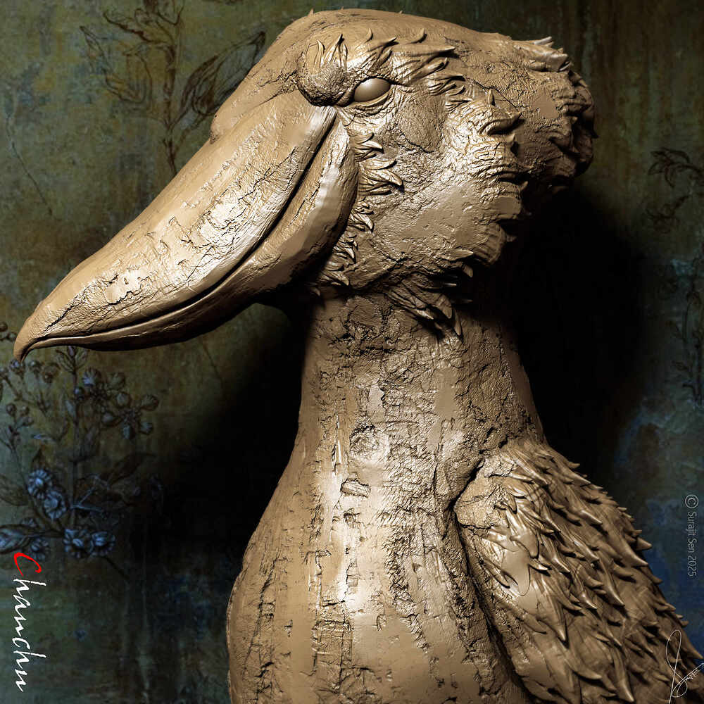Chanchu_Bird_Digital_Sculpture_SurajitSen_Nov2025